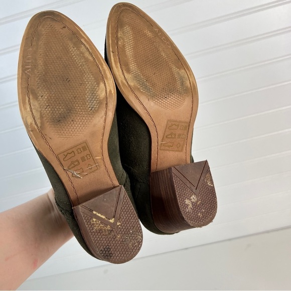 Aldo Velirien Suede Chelsea Block Heel Boot - US 6 - Picture 7 of 7